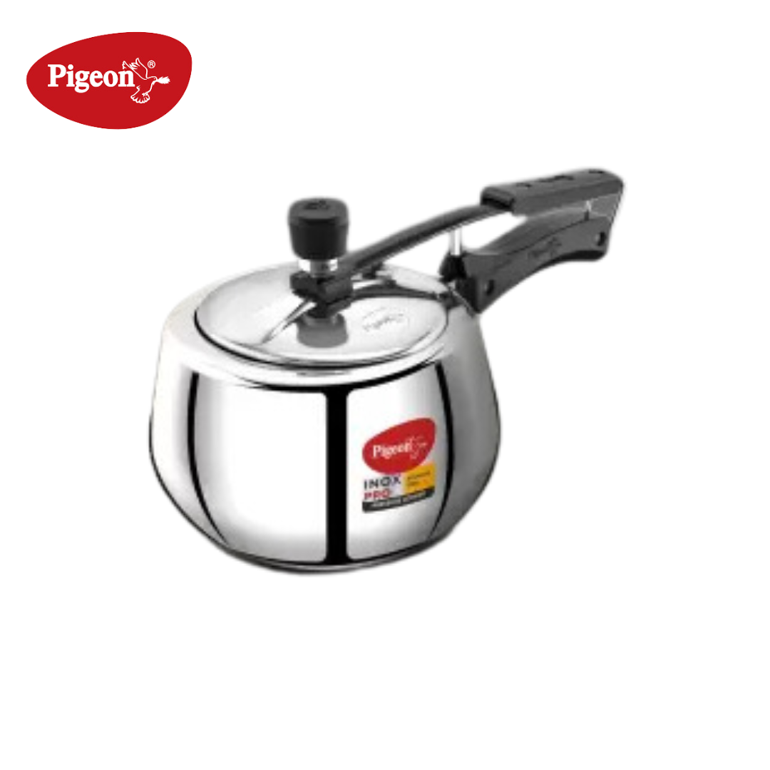 Pigeon INOX PRO 3 Ltr Stainless Steel Pressure Cooker AC GHAR